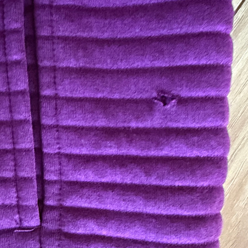 L.L. Bean Girls' Ombre Hooded Fleece Jacket - Pink & Purple - Picture 4 of 5